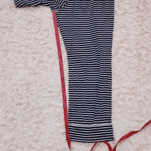 Striped Black and White Lounge Pants - Picture 6 of 10